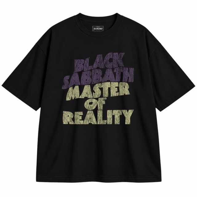 Black Sabbath 18 — Unisex oversize, Negro