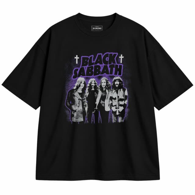 Black Sabbath - Masters of Reality — Unisex oversize, Negro