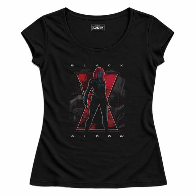 Black Widow 15 — Mujer entallada, Negro