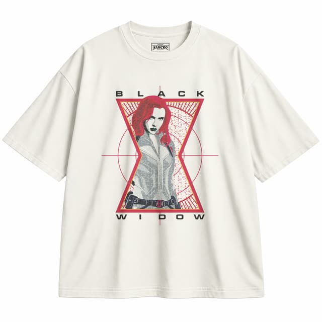 Black Widow 18 — Unisex oversize, Crema
