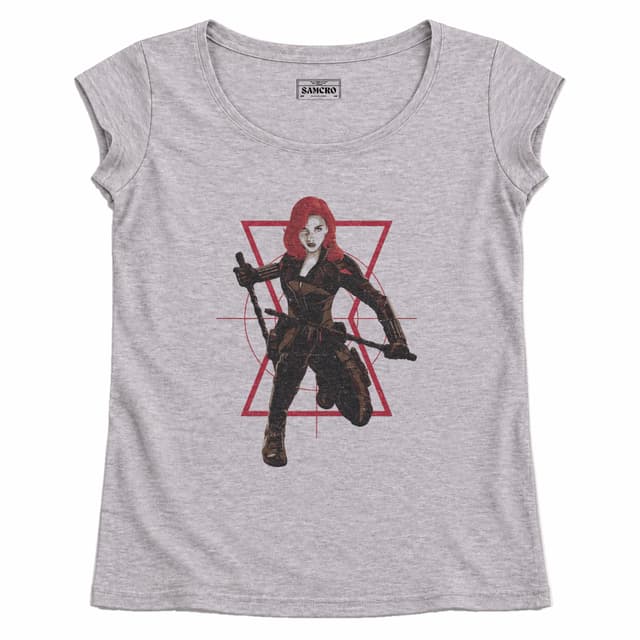 Black Widow 19 — Mujer recta, Gris