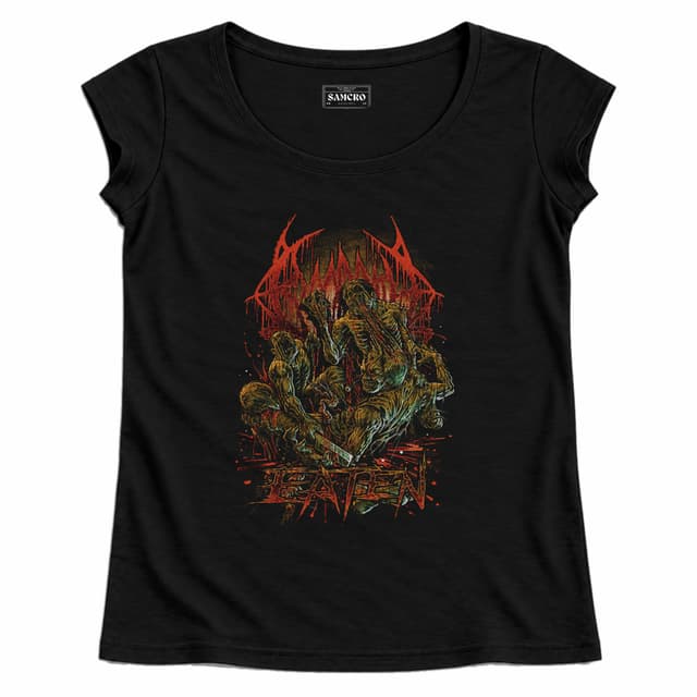 Bloodbath - Eaten — Mujer recta, Negro