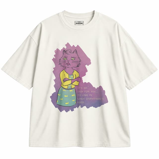 BoJack Horseman 11 — Unisex oversize, Crema