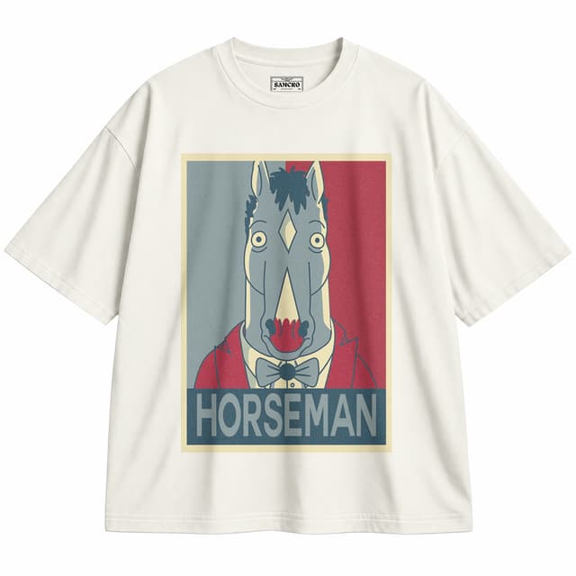 BoJack Horseman 12 — Unisex oversize, Crema