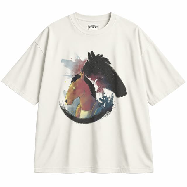 BoJack Horseman 7 — Unisex oversize, Crema