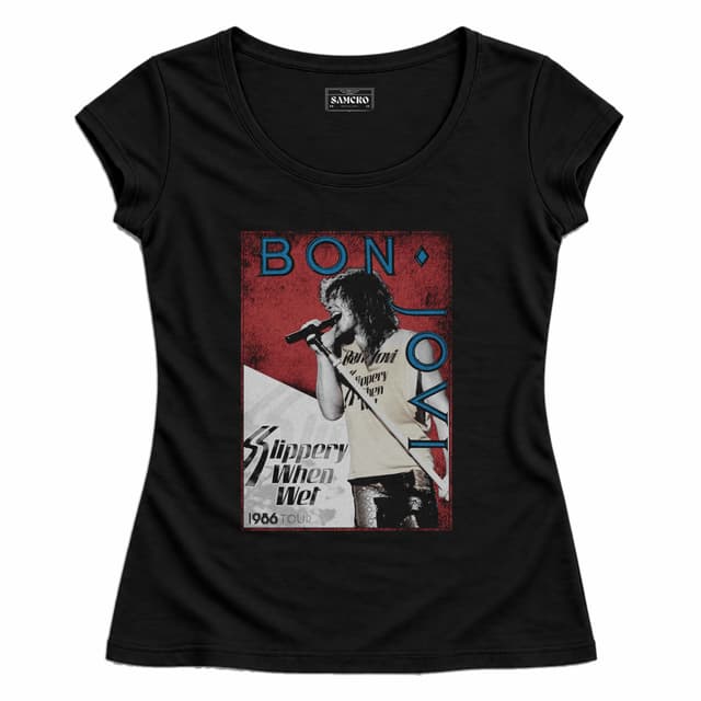 Bon Jovi 11 — Mujer entallada, Negro