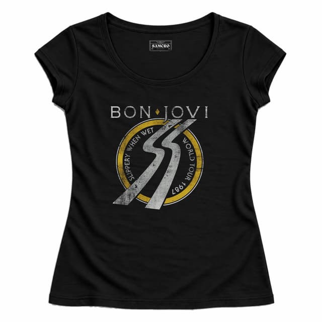 Bon Jovi 6 — Mujer entallada, Negro