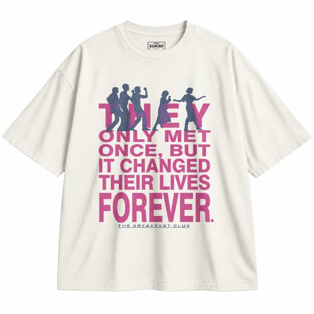 Breakfast Club 5 — Unisex oversize, Crema