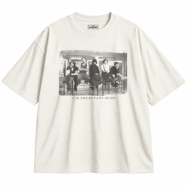 Breakfast Club 6 — Unisex oversize, Crema