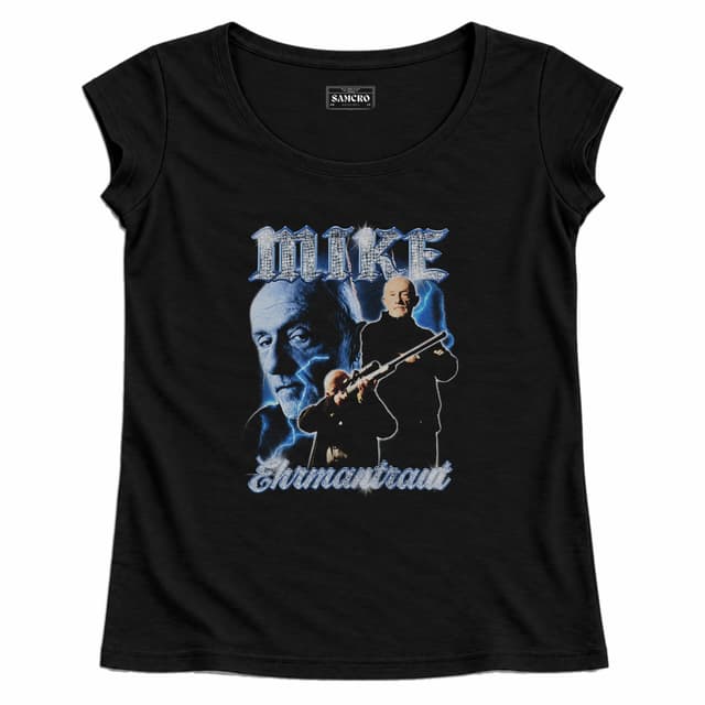 Breaking Bad - Mike Ehrmantraut Bootleg Rifle — Mujer recta, Negro