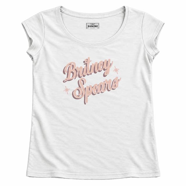 Britney Spears - Retro — Mujer recta, Blanco