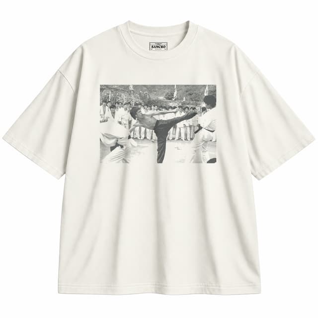 Bruce Lee 12 — Unisex oversize, Crema