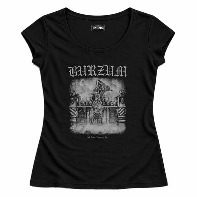 Burzum - Det Som Engang Var — Mujer entallada, Negro