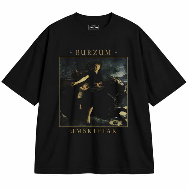 Burzum - Umskiptar — Unisex oversize, Negro