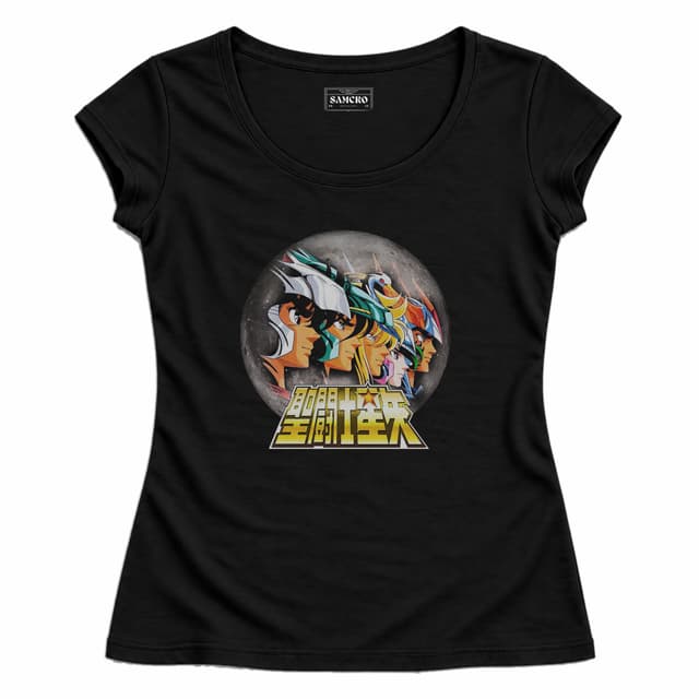 Caballeros Del Zodiaco 1 — Mujer entallada, Negro