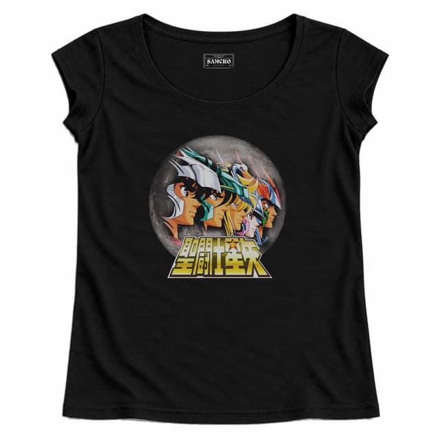 Caballeros Del Zodiaco 1 — Mujer recta, Negro