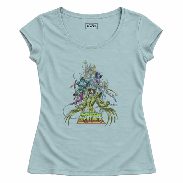 Caballeros Del Zodiaco 6 — Mujer entallada, Celeste
