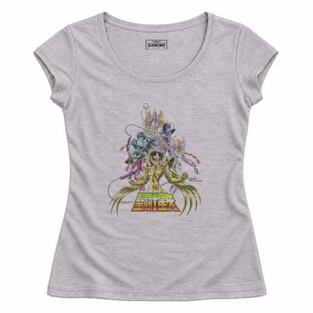 Caballeros Del Zodiaco 6 — Mujer entallada, Gris