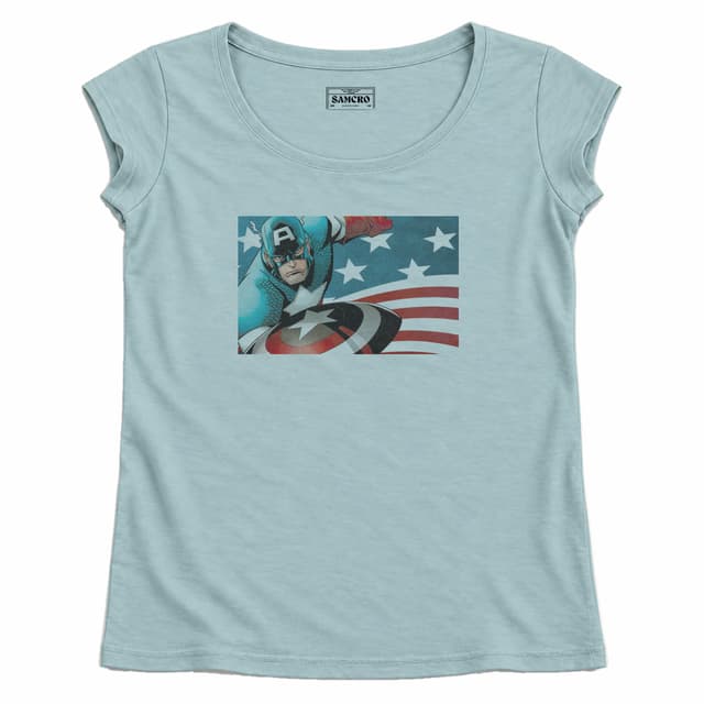 Capitan America 2 — Mujer recta, Celeste