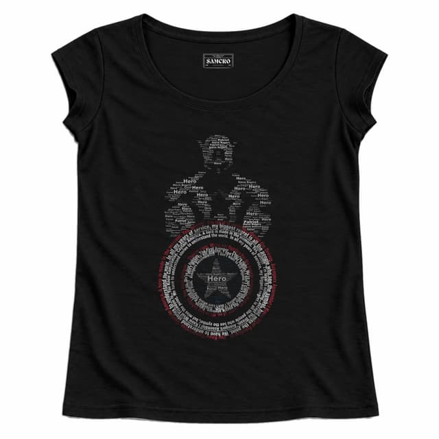 Capitan America 3 — Mujer recta, Negro