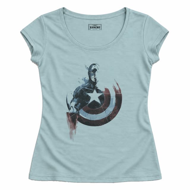 Capitan America 5 — Mujer entallada, Celeste