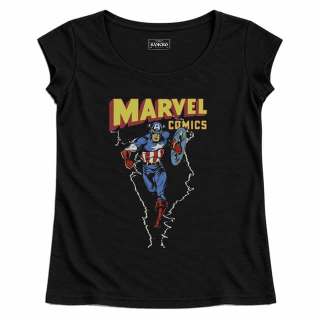 Capitan America 8 — Mujer recta, Negro