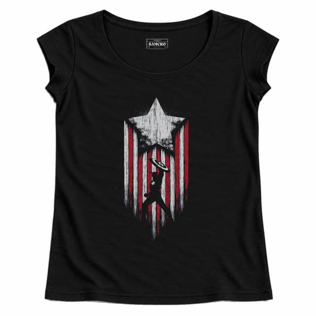 Capitan America 9 — Mujer recta, Negro