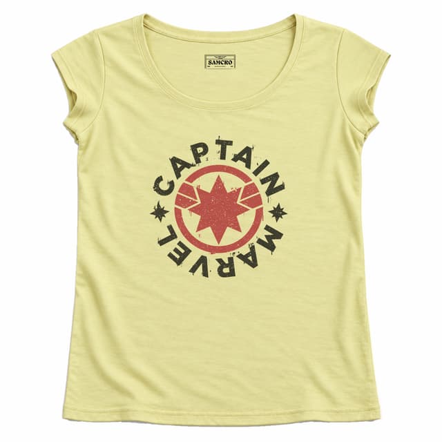 Capitana Marvel 19 — Mujer recta, Amarillo