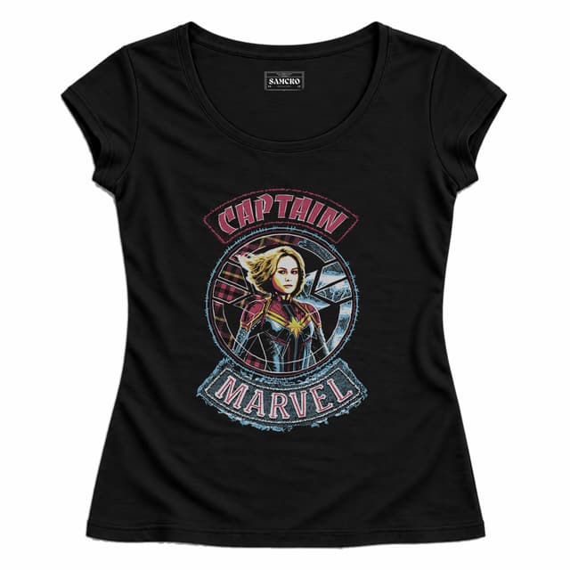 Capitana Marvel 2 — Mujer entallada, Negro