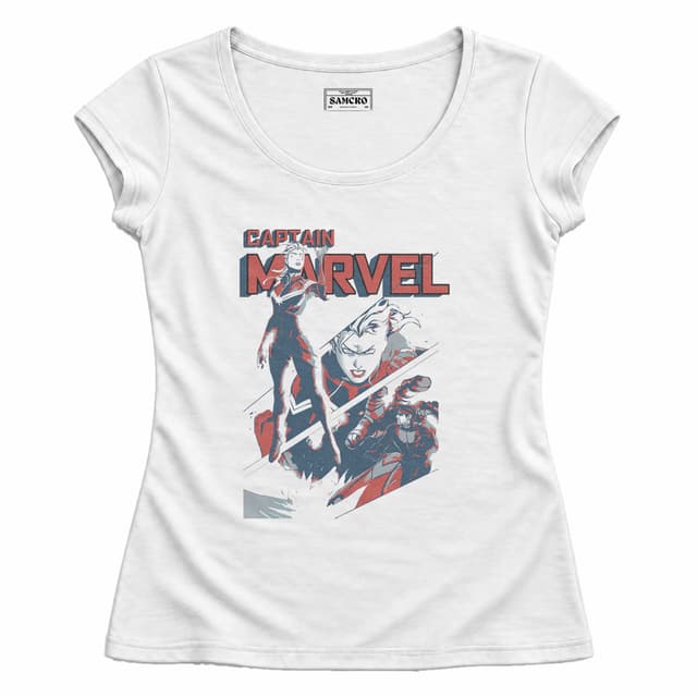 Capitana Marvel 21 — Mujer entallada, Blanco