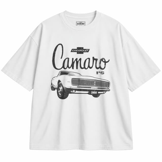 Chevrolet 14 — Unisex oversize, Blanco