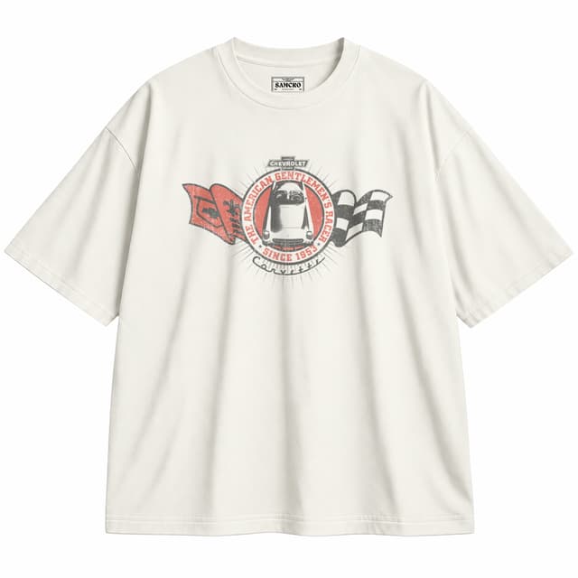 Chevrolet 16 — Unisex oversize, Crema