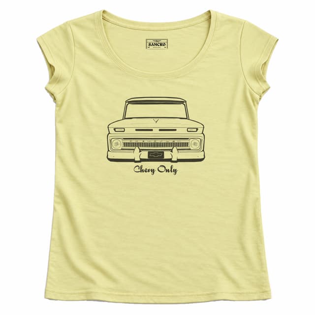 Chevrolet 4 — Mujer recta, Amarillo