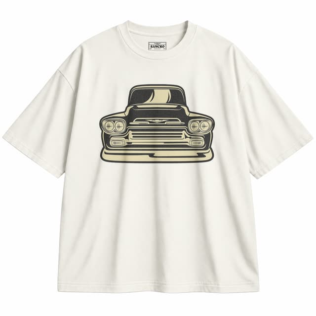 Chevrolet 9 — Unisex oversize, Crema