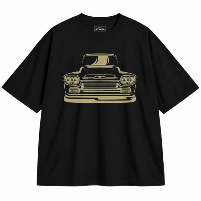 Chevrolet 9 — Unisex oversize, Negro