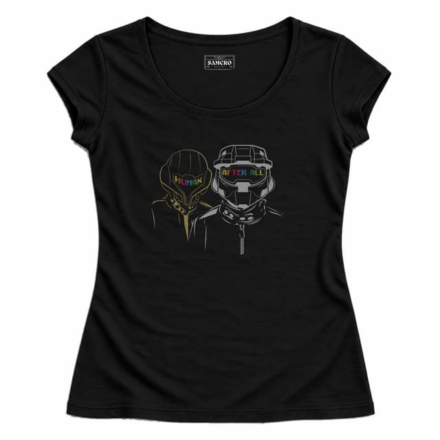 Daft Punk 11 — Mujer entallada, Negro
