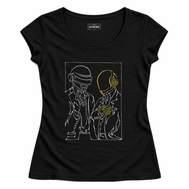 Daft Punk 8 — Mujer entallada, Negro