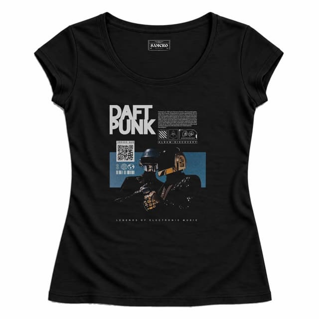 Daft Punk - Legends Electronic Music — Mujer entallada, Negro