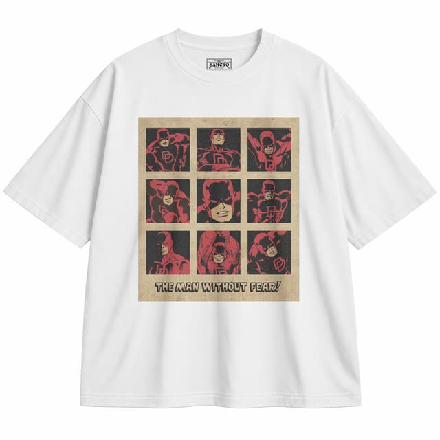 Daredevil 17 — Unisex oversize, Blanco