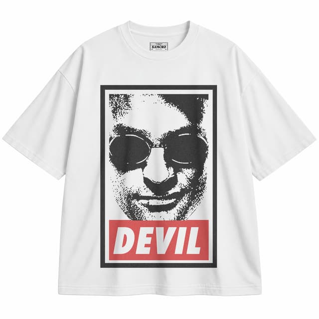 Daredevil 8 — Unisex oversize, Blanco