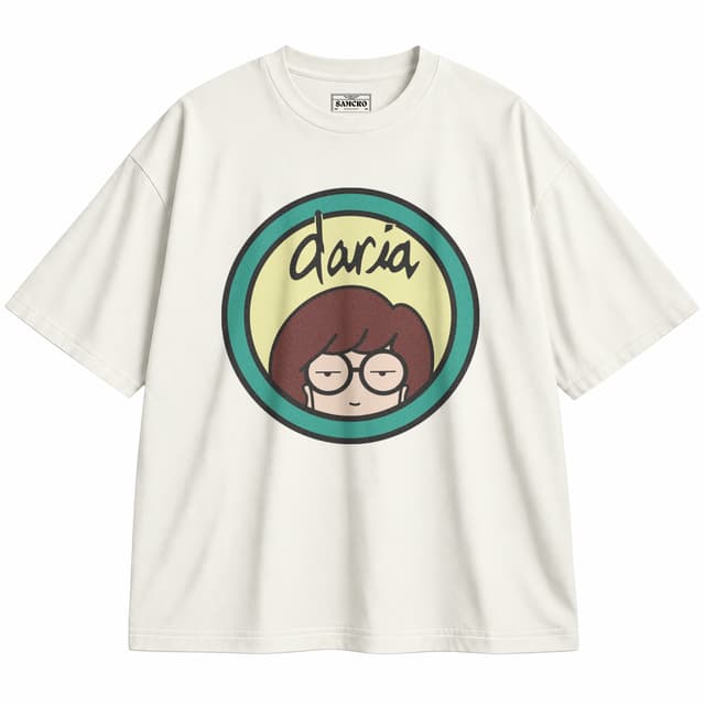 Daria 1 — Unisex oversize, Crema