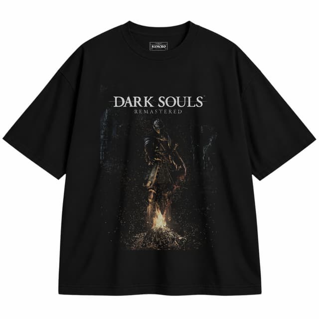 Dark Souls - Remastered Bonfire — Unisex oversize, Negro