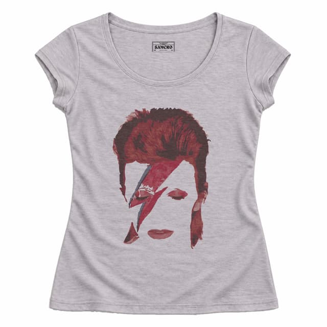 David Bowie 3 — Mujer entallada, Gris