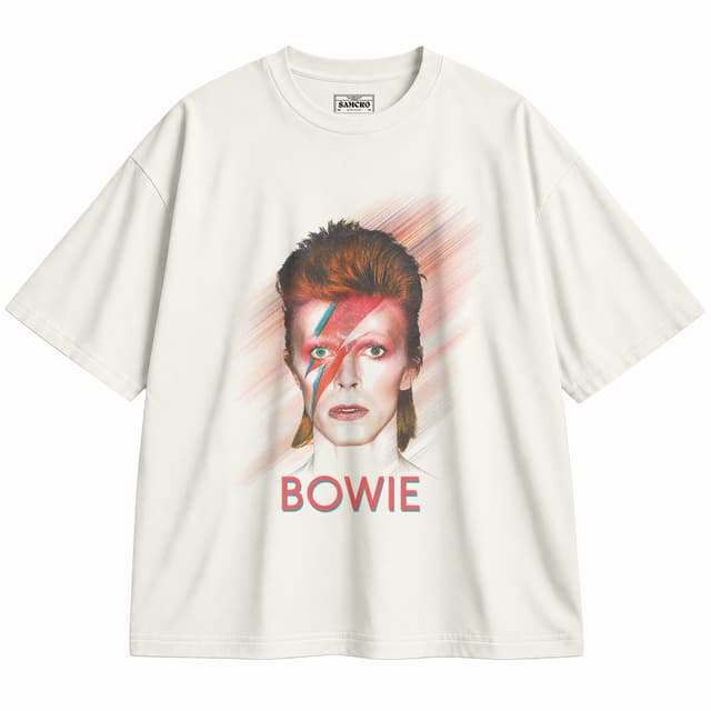 David Bowie - Bowie Is — Unisex oversize, Crema