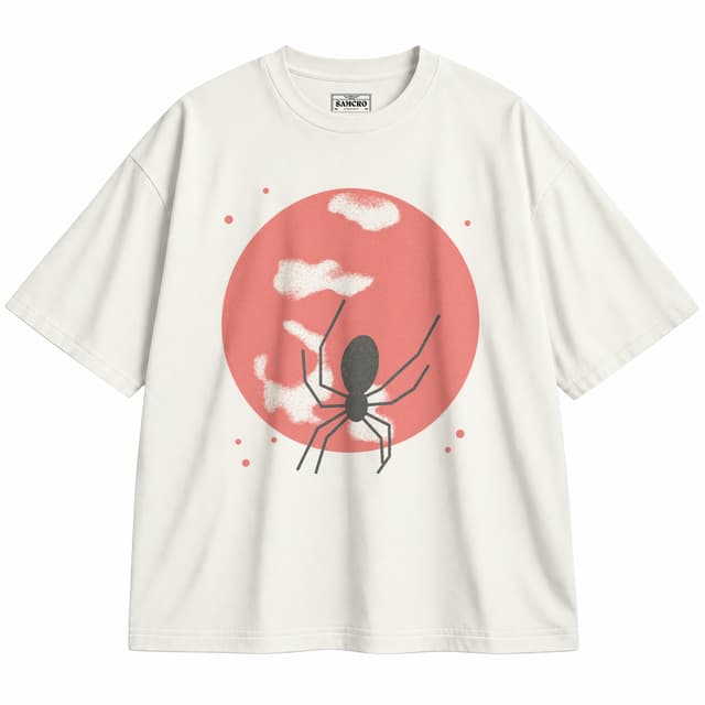 David Bowie - Spiders from Mars — Unisex oversize, Crema
