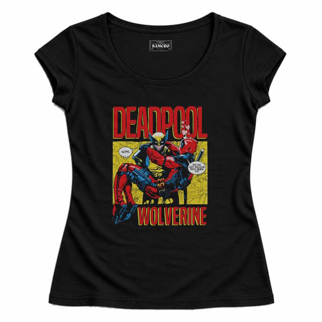 Deadpool 6 — Mujer entallada, Negro