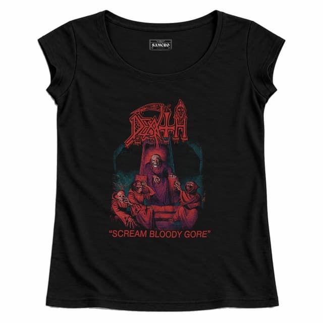 Death - Scream Bloody Gore — Mujer recta, Negro