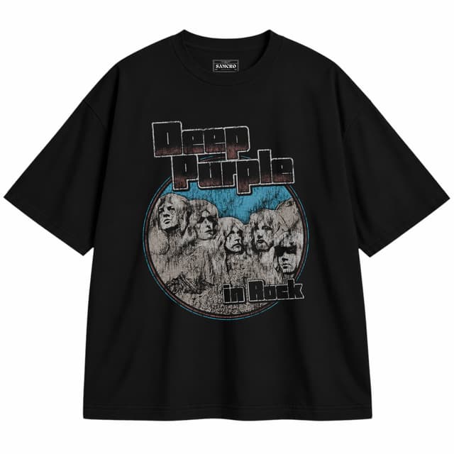 Deep Purple - Rushmore in Rock — Unisex oversize, Negro