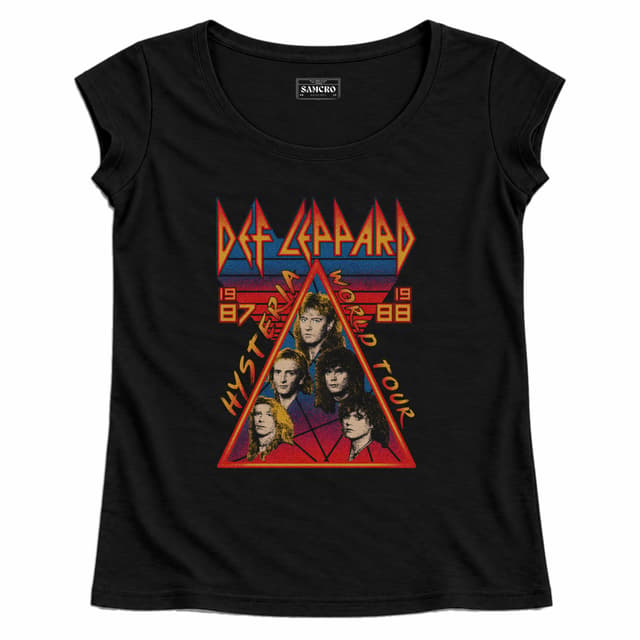 Def Leppard 10 — Mujer recta, Negro
