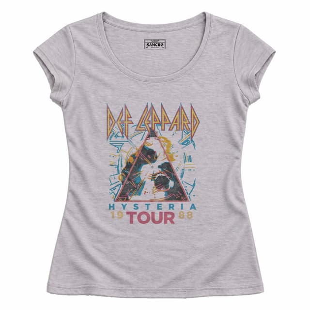 Def Leppard 4 — Mujer entallada, Gris